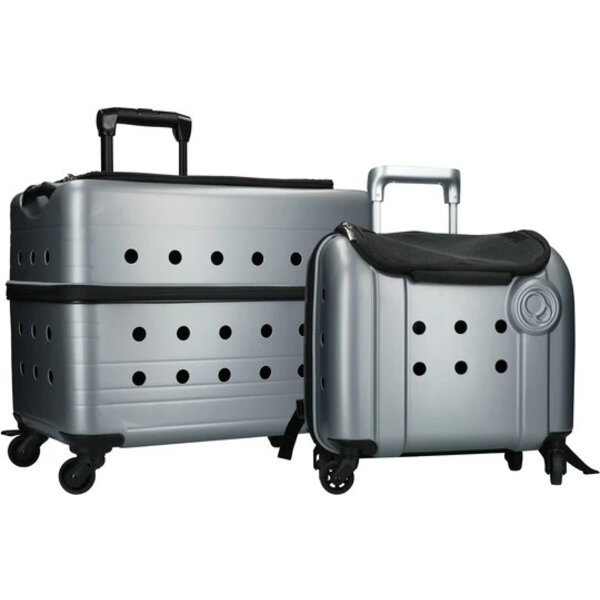 Compaws Compaws - Kattenmand - Katten Bench - Trolley - 40cm - Grijs
