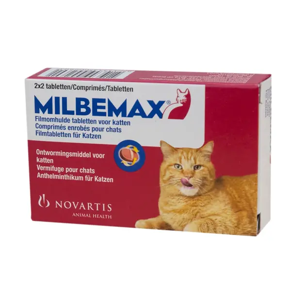 Milbemax Milbemax - Filmomhulde ontwormingstabletten Kat groot - 4st