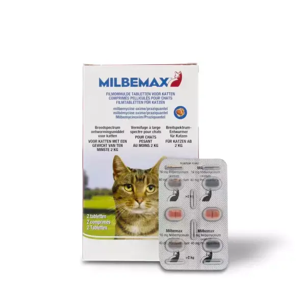 Milbemax Milbemax ontwormingstabletten Kat groot  - 2st