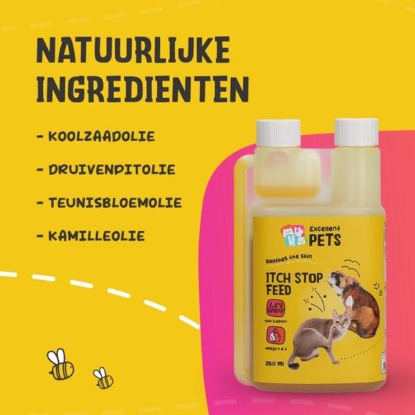 Excellent Itch Stop Feed Hond en Kat 250ml