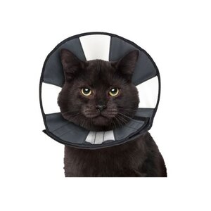 Zenpet Procone - kattenkraag - beschermkraag - maat S - zwart/wit