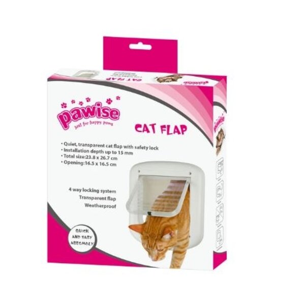 Pawise Pawise - Cat Flap - Kattenluik  - 23 cm x 26 cm