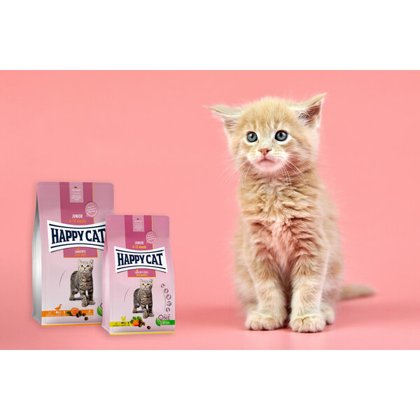 Happy Cat Happy Cat - Minkas -  Droogvoer Kat - 10 kg - Kattenbrokken - Gevolgelte - Kitten Care