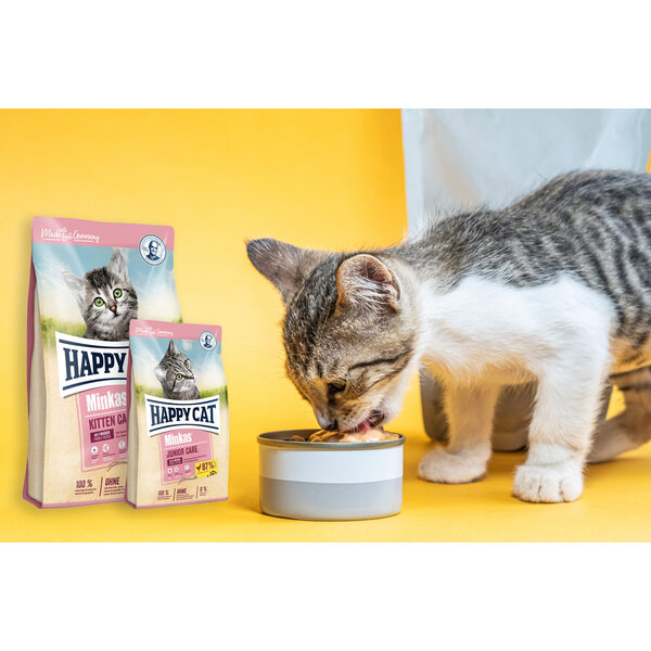 Happy Cat Happy Cat - Minkas -  Droogvoer Kat - 10 kg - Kattenbrokken - Gevolgelte - Kitten Care