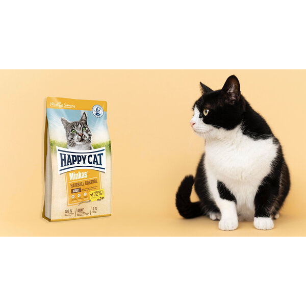Happy Cat Happy Cat - Droog kattenvoer - Anti-haarbal - Brokken - Gevogelte - 4 kg - Adult