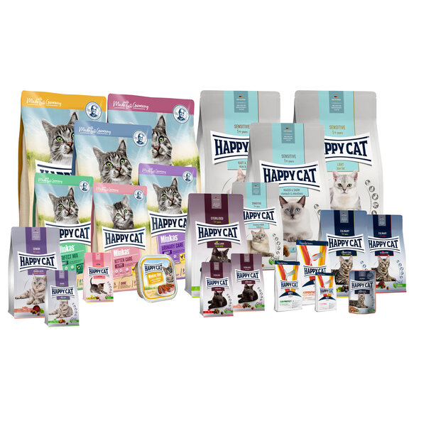 Happy Cat Happy Cat –  Droogvoer Kat – 4kg – Kattenbrokken – Sterilised – Rund – Adult