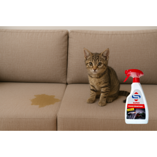 SuperCleaners SuperCleaners - Kattenpis Geur Verwijderen - Stank vernietiger - 500ML