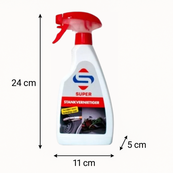 SuperCleaners SuperCleaners - Kattenpis Geur Verwijderen Duo Pack- Stank vernietiger - 2x500ML