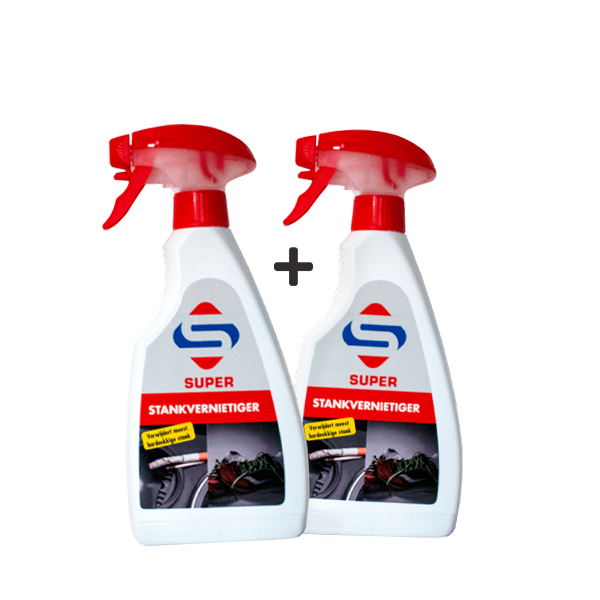 SuperCleaners SuperCleaners - Kattenpis Geur Verwijderen Duo Pack- Stank vernietiger - 2x500ML