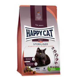 Happy Cat – Sterilised Droogvoer Kat – 300g – Kattenbrokken – Zalm – Adult