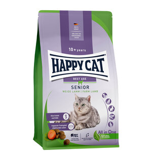 Happy Cat – Droogvoer Kat – 4kg – Kattenbrokken – Lam – Senior