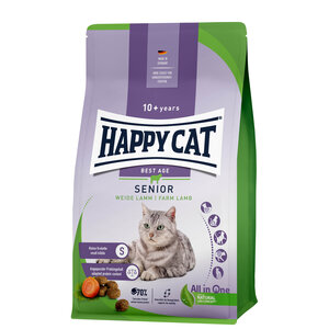 Happy Cat – Droogvoer Kat – 300g – Kattenbrokken – Lam – Senior