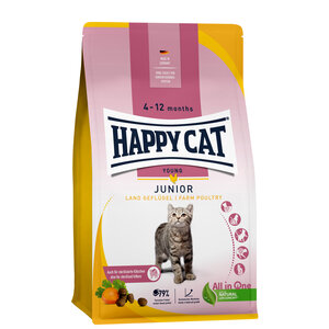 Happy Cat – Droogvoer Kat – 300g – Kattenbrokken – Gevogelte – 4-12 maanden – Junior