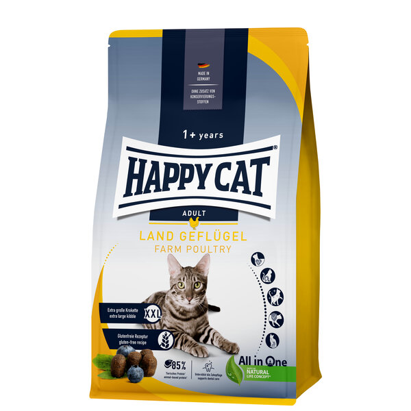 Happy Cat Happy Cat - Droogvoer Kat- 300gr - Kattenbrokken - Gevogelte - Culinary - Adult