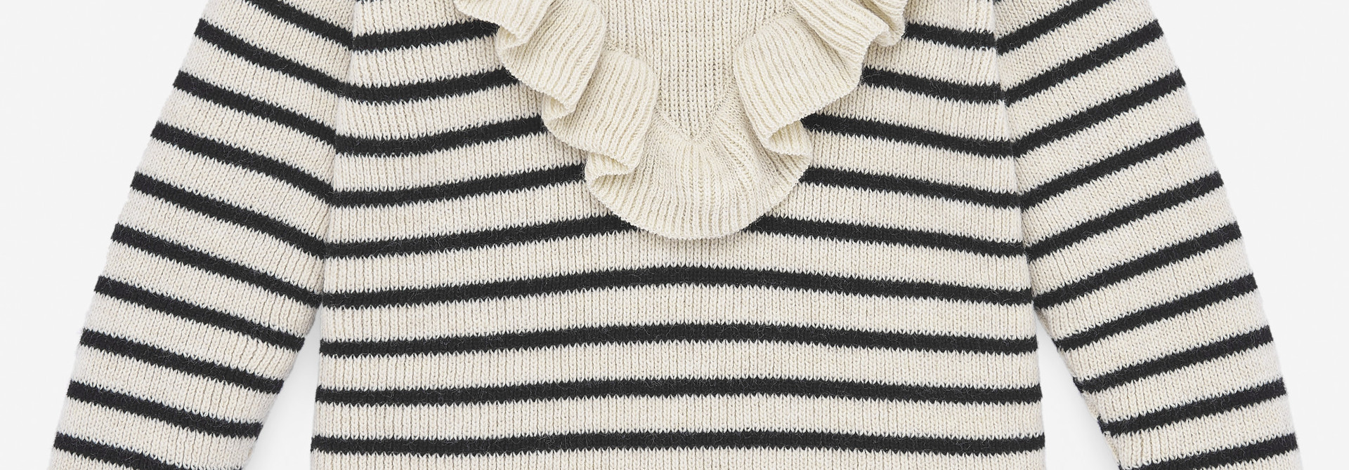 PULLOVER كنزة صوف Sand/Black Y10