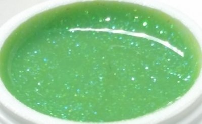 331 | Farbgel by Enzo 5ml - Glitter Green-1