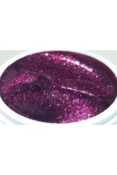 346 | Farbgel by Enzo 5ml - Fine Glitter Fuchsia