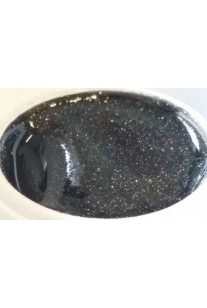 242 | Farbgel by Enzo 5ml - Amazing Sparkle Black
