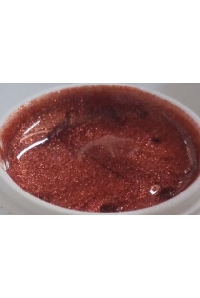 229 | Farbgel by Enzo 5ml - Fine Glitter Coper
