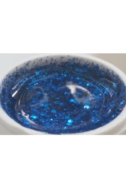 203 | Farbgele by Enzo 5ml - Dark Blue Glitter