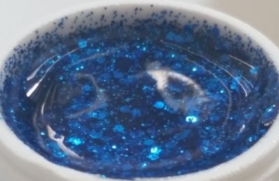 203 | Colorgel by Enzo 5ml - Dark Blue Glitter-1