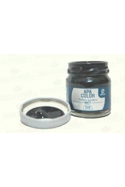 Acrylfarbe APA Color Schwarz von Ferrario 40ml