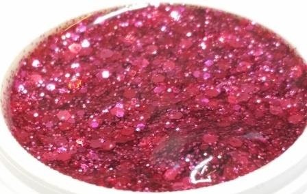 163 | Colorgel by Enzo 5ml - Glitter Red Rose-1