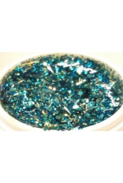 139 | Farbgel by Enzo 5ml - Glitter Mint Mix