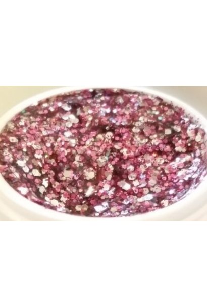 138 | Farbgel by Enzo 5ml - Glitter Rosa Mix