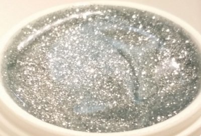 110 | Colorgel by Enzo 5ml - Glitter Silver Green-1