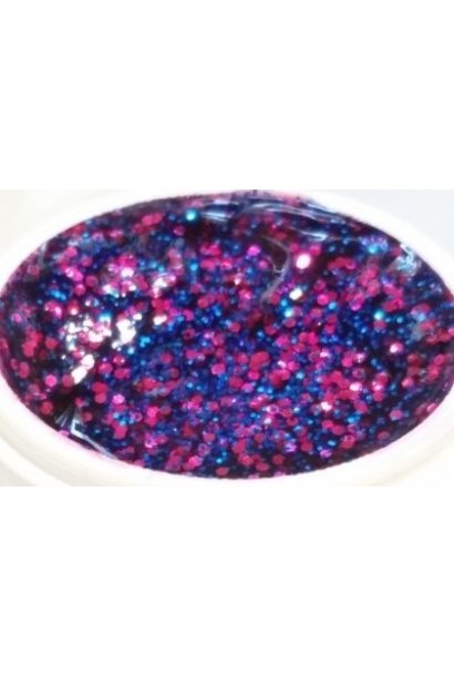 085 | Farbgel by Enzo 5ml - Glitter Pink and Blue