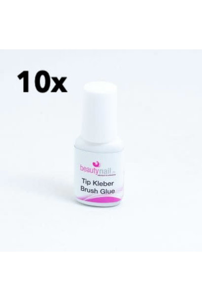 10 stk. Tip Kleber mit Pinsel 7,5ml