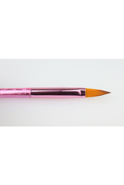 Acryl Pinsel Pink | Synthetikhaar -  Gr. 6