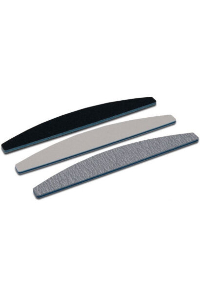 50 Stk. Halbmond Feile 100/180 - erhältlich in 2 vers. Farben