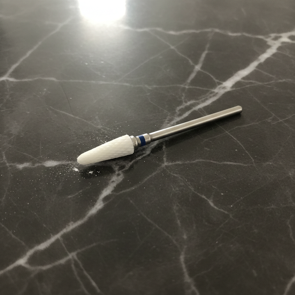 Profi Keramik Fräserbit Großer Kegel Blau (Medium) – Hochwertiger Oberflächen- & Abtragfräser für Gel, Acryl, künstliche Fingernägel & Nagelstudios-2