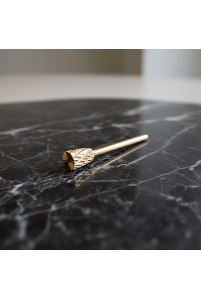 Professionele Hardmetalen Freesbit Wielvorm Goud