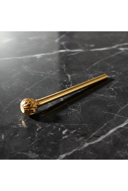 Profi Hartmetall Fräserbit Kugelform Gold