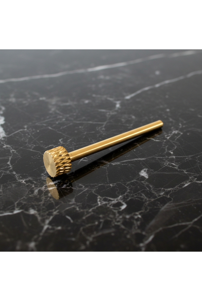 Profi Hartmetall Fräserbit Rädchenform Gold – Grober Zylinder 3mm