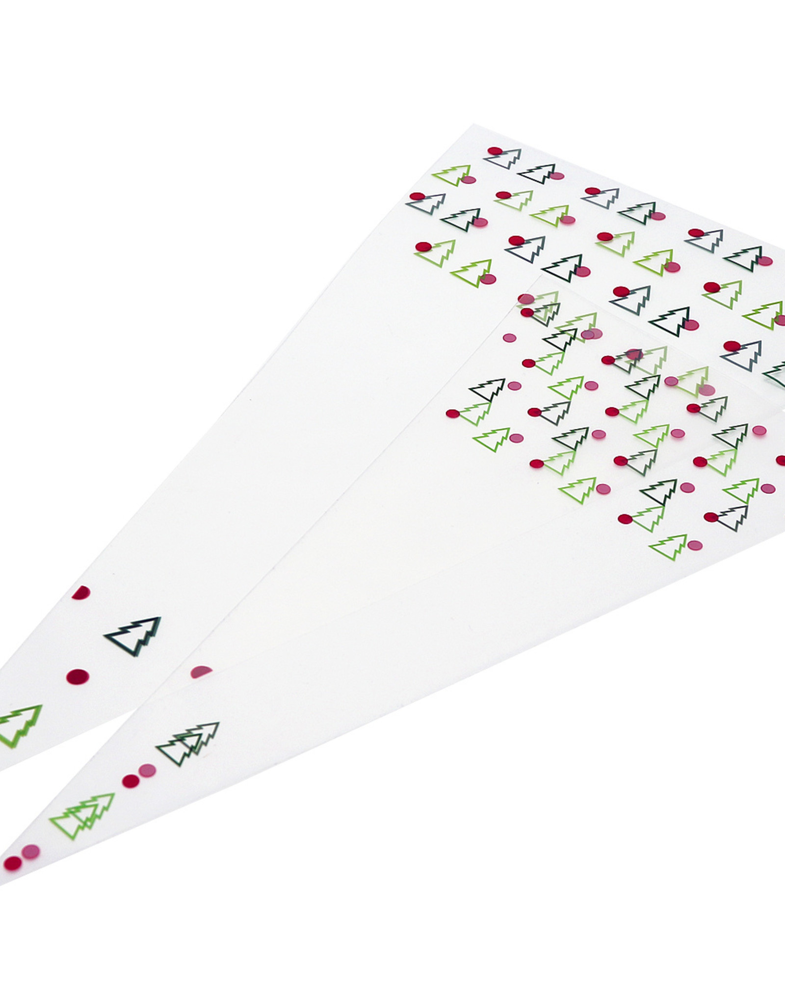 Sachet cone 18x37cm - Christmas