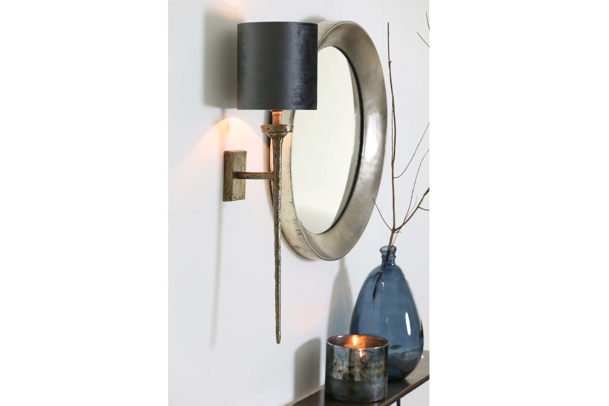 hoe rand Inferieur Light & Living wandlamp Torch ruw antiek brons | Eigenstijlwonen.nl -  Eigenstijl Wonen