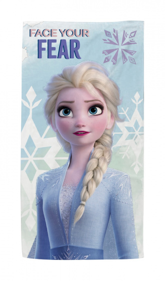 Disney Frozen strandlaken paars 140 cm