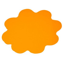 knutselpapier wolk junior 26 cm oranje 10-stuks