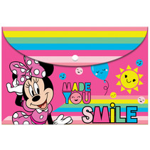 portfoliomap Minnie Mouse junior A4 polypropyleen roze