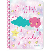 notitieboek Princess meisjes B5 papier roze 120 vellen