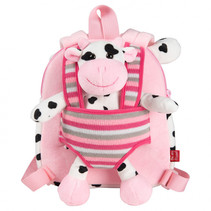 Reversible Backpack Connie Cow 1,6 liter roze