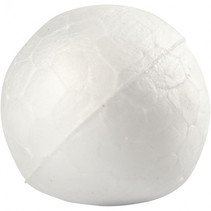 styropor-model Ballen 1,5 cm wit 20 stuks