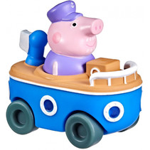 auto Peppa Pig Little Buggy junior 8,9 x 4,4 cm blauw/wit