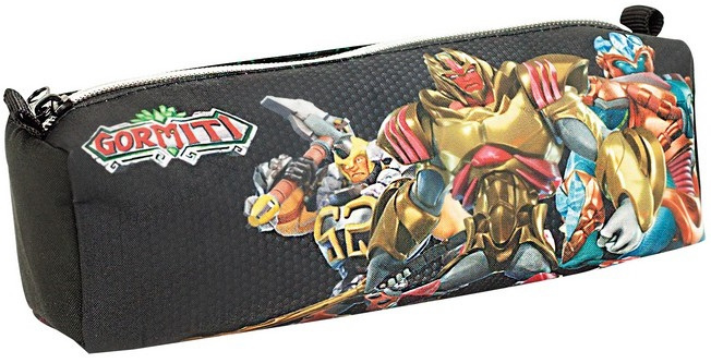 etui junior 21 x 7,5 cm polyester zwart