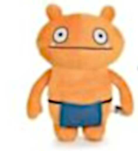 Play by Play knuffel Ugly Dolls junior 28 cm polyester oranje