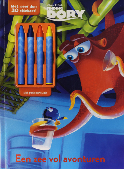 kleurboek Disney Dory 29 cm papier incl krijt